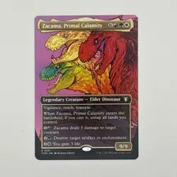 Zacama, Primal Calamity Borderless Commander Masters Rare 0691 MTG NM- FREE SHIP - Image 1