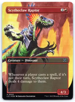 Scytheclaw Raptor (Borderless) FOIL - The Lost Caverns of Ixalan - MTG - Near Mi - Image 1