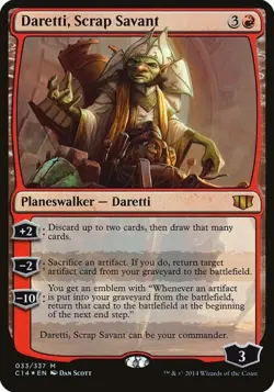 2x Daretti, Scrap Savant - Foil Oversized Commander 2014 MP MTG - Image 1
