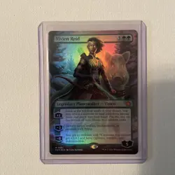 1x MTG Vivien Reid (Borderless) (Mana Foil) - Foundations (FDN) #421 - Magic - Image 1