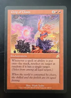 1x Grip of Chaos MTG- M/NM condition - Image 1