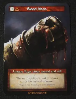 Sorcery Contested Realm GOTHIC BLOOD MANA Fire - Image 1
