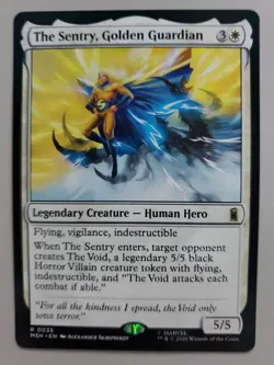 MTG The Sentry, Golden Guardian Marvel Super Heroes Regular Rare - Image 1