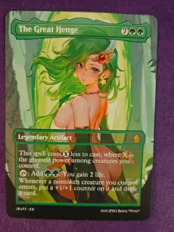The Great Henge MTG Fan Art Anime Test Card - Image 1