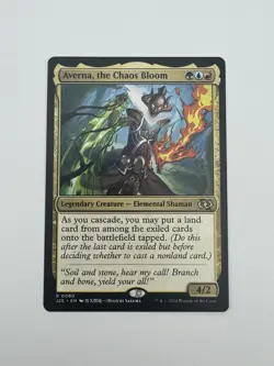 Averna, the Chaos Bloom 0080 Regular Foundations Jumpstart MTG Near Mint NM - Image 1