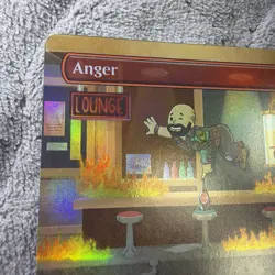 Anger - Fallout : Secret Lair Drop - 1637 Full Rainbow Foil MTG - Near Mint - Image 2