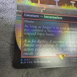 Anger - Fallout : Secret Lair Drop - 1637 Full Rainbow Foil MTG - Near Mint - Image 4