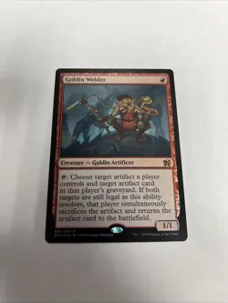 Goblin Welder Duel Decks Elves Vs Inventors Foil Card #035 MTG HP - Image 1