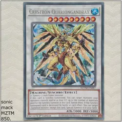 Crystron Quariongandrax - MZTM-EN087 - Rare 1st Edition Yugioh - Image 1
