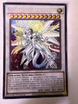 Yugioh - Stardust Sifr Divine Dragon - Secret - 1st - BLMM-EN151 - NM - Image 1