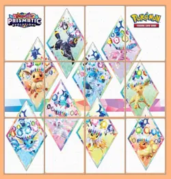 Pokemon S&V Prismatic Evolutions - Custom 12-Pocket Inserts - Image 1