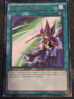 1x (LP) Illusion Magic - TDIL-EN058 - Rare - 1st Edition YuGiOh - Image 1