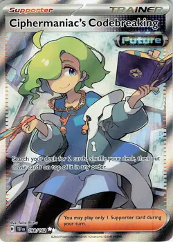 Ciphermaniac's Codebreaking Holo Ultra Rare SV05: Temporal Forces 198/162 NM - Image 1