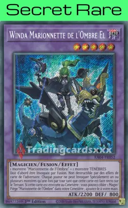 Yu-Gi-Oh! Winda Marionnette de l'Ombre El : SE RA04-FR052 - Image 1