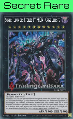 Yu-Gi-Oh! Super Tueur des Etoiles TY-PHON - Crise Celeste : SE RA04-FR072 - Image 1