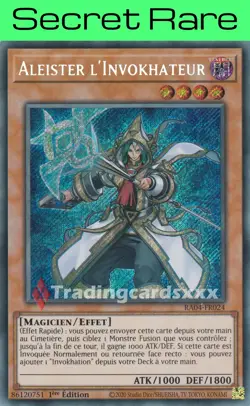 Yu-Gi-Oh! Aleister l'Invokhateur : SE RA04-FR024 - Image 1
