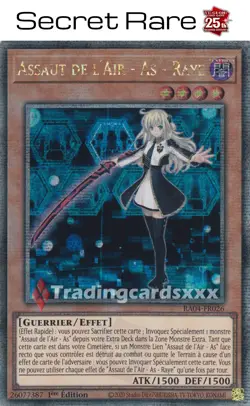 Yu-Gi-Oh! Assaut de l'Air - As - Raye - V.1 : QCSE RA04-FR026 - Image 1