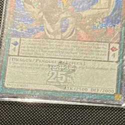 YUGIOH ODD-EYES PENDULUM DRAGON 25th Anniversary QUARTER CENTURY RARE TN23-EN011 - Image 2
