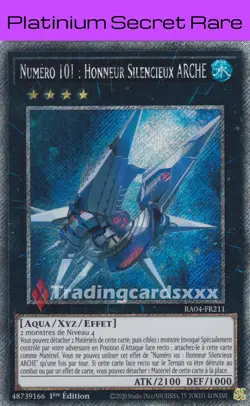 Yu-Gi-Oh! Numero 101 : Honneur Silencieux ARCHE : PN RA04-FR211 - Image 1