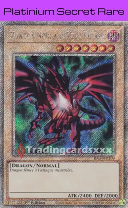 Yu-Gi-Oh! Dragon Noir aux Yeux Rouges - V.1 : PN RA04-FR109 - Image 1