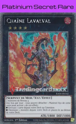 Yu-Gi-Oh! Chaine Lavalval : PN RA04-FR162 - Image 1