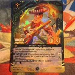 Disney Lorcana Woody - Jungle Guide 54/P3 Common Foil Amber EN 12 - Image 1