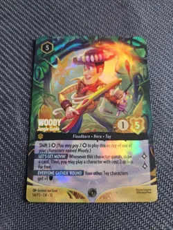 Disney Lorcana TCG Woody - Jungle Guide 54/P3 Promo Foil EN Top 8 - Image 1