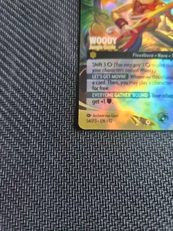 Disney Lorcana TCG Woody - Jungle Guide 54/P3 Promo Foil EN Top 8 - Image 5
