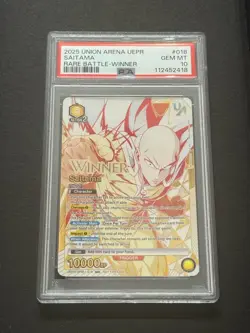 Union Arena Saitama Rare Battle Winner #018 PSA 10 Gem Mint - Image 1