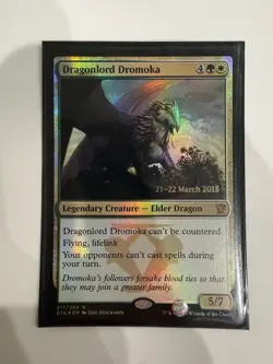 Dragonlord Dromoka -Foil Near Mint MTG Promos: Prerelease Cards - Image 1