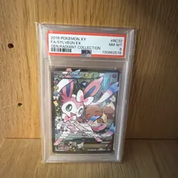 PSA 8 Sylveon EX Full Art RC32/RC32 XY Generations Pokemon TCG - Image 1