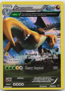 Dragonite (52 Delta) Holo Rare XY - Roaring Skies 52/108 Pokemon TCG - Image 1