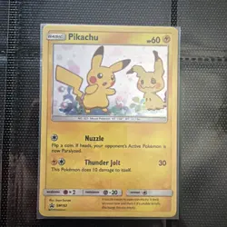 Pokemon Pikachu SM162 Promo Holo Basic HP 60 Saya Tsuruta 2019 MINT CONDITION - Image 1