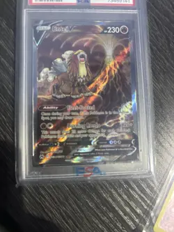 Pokemon Entei V GG36/GG70 Crown Zenith Galarian Gallery Holo Full Art PSA 9 - Image 4