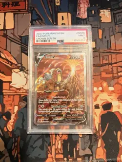 Entei v Crown Zenith Galarian Gallery Holo Ultra Rare TCG GG36/GG70 Psa 9 - Image 1