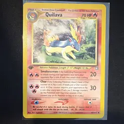 Nintendo Quilava Neo Genesis 1st Ed Regular Uncommon 47/111 70 HP English 2000 - Image 1