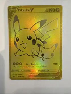 Pokemon Pikachu V SWSH145 Promo Full Art Foil Sword & Shield Celebrations - Image 1