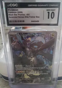 Pokemon TCG Black Star Promos N's Zekrom #031 Holo Promo CGC 10 EN 2026 - Image 1