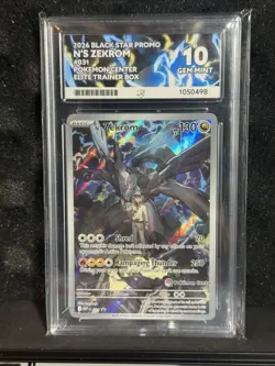 N's Zekrom 031 Black Star Promo Pokemon Center Pokemon TCG Ace 10 Gem Mint 💎 - Image 1