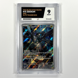 Pokemon TCG N's Zekrom Black Star Promo Card MEP 031 Ace 9 Graded - Image 1