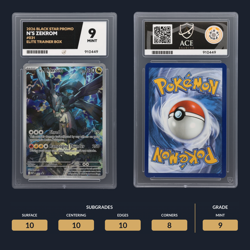 Pokemon TCG N's Zekrom Black Star Promo Card MEP 031 Ace 9 Graded - Image 3