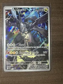 N's Zekrom MEP 031 Black Star Promo - Pokemon TCG ME: Mega Evolution Promo NM - Image 1
