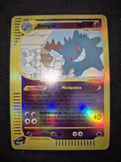 Pokemon Card Gengar 10/144 Holo reverse ENGLISH Skyridge Pokemon Wotc Vintage - Image 2