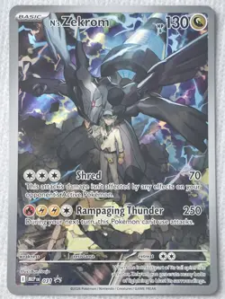 Pokemon TCG N's Zekrom MEP 031 Black Star Promo NM Illustration Rare - Image 1