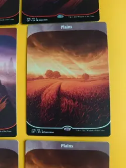 Unstable 3 Mountain x Plains Full ARt Basic Land MTG 6 Cards - Image 3