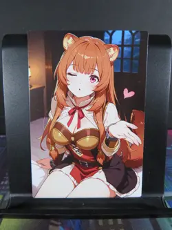 Raphtalia Rising of Shield Hero Custom Art Card NM Anime Waifu CCG Collectible - Image 1