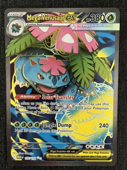 Mega Venusaur ex 155/132 Ultra Rare Pokemon TCG Mega Evolution Holo Card NM - Image 1