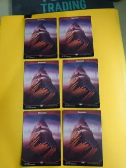 Unstable Mountain x6 Full ARt Basic Land MTG 6 Cards - Image 1