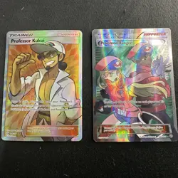 Pokemon TCG Full Art Trainer 2 Card Bundle HP-DMG - Image 1