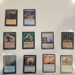 10 Rare Magic The Gathering cards with 3 foils NM Old Border Never Played MTG - Image 1